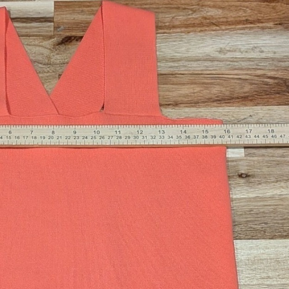House of Harlow 1960 Womens Coral Bandage Knit Crop Top Large‎ Y2K Revolve - Picture 4 of 9